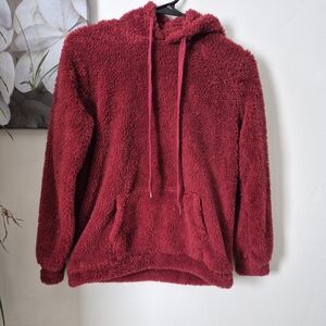 Kids red fuzzy Jacket
